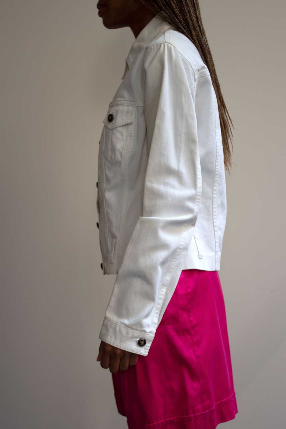 JPG Jean's white denim jacket - image 4