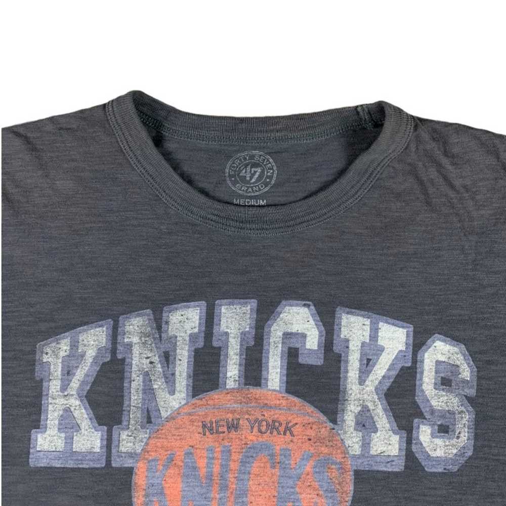 Vintage New York Knicks 47 Brand T-Shirt - image 3