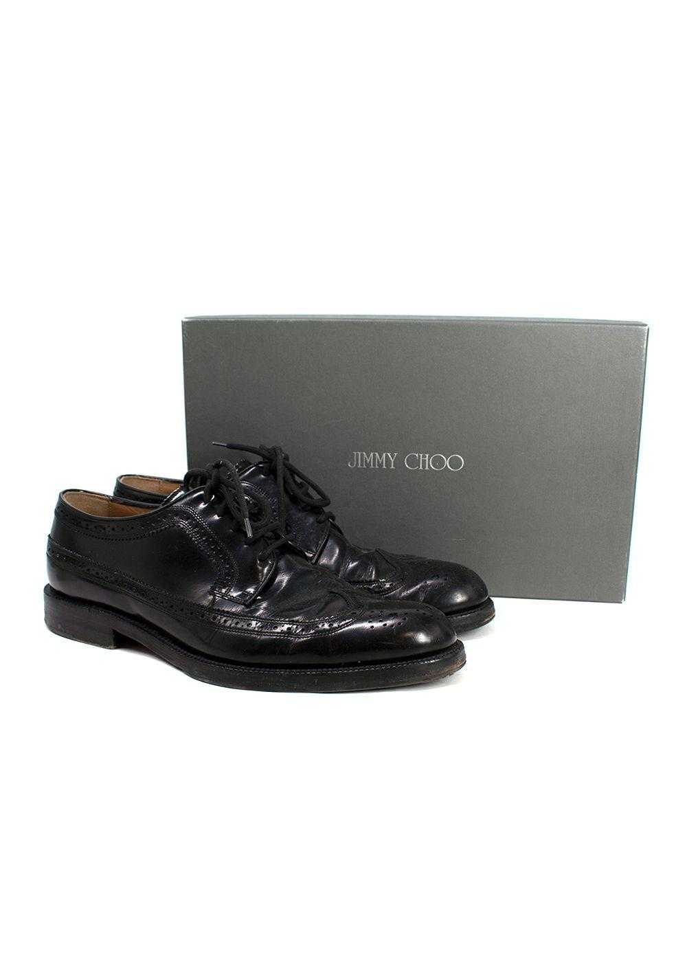 Jimmy Choo Jimmy Choo Classic Black Dress Brogues - image 2