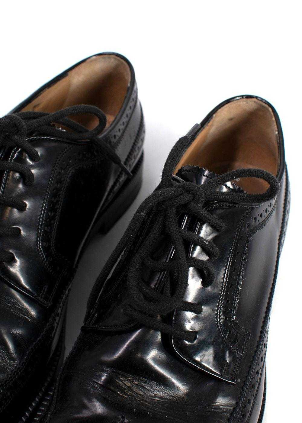 Jimmy Choo Jimmy Choo Classic Black Dress Brogues - image 7