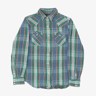 Rrl western check shirt - Gem