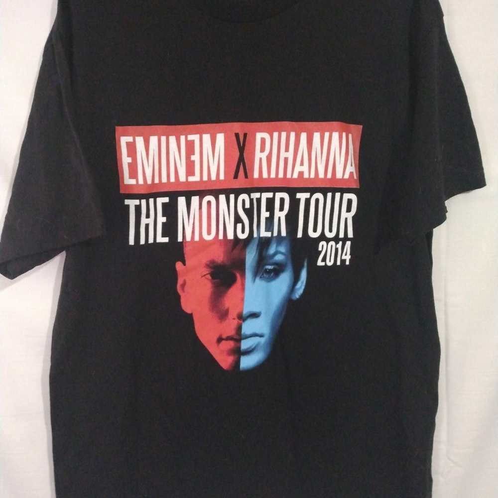 2014 Eminem X Rhianna Monster Tour T-shirt Music … - image 1