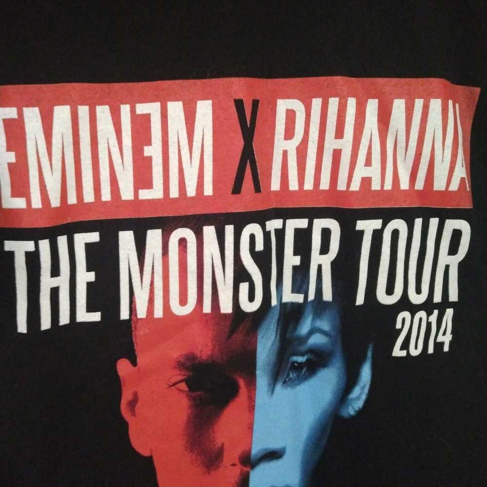 2014 Eminem X Rhianna Monster Tour T-shirt Music … - image 2
