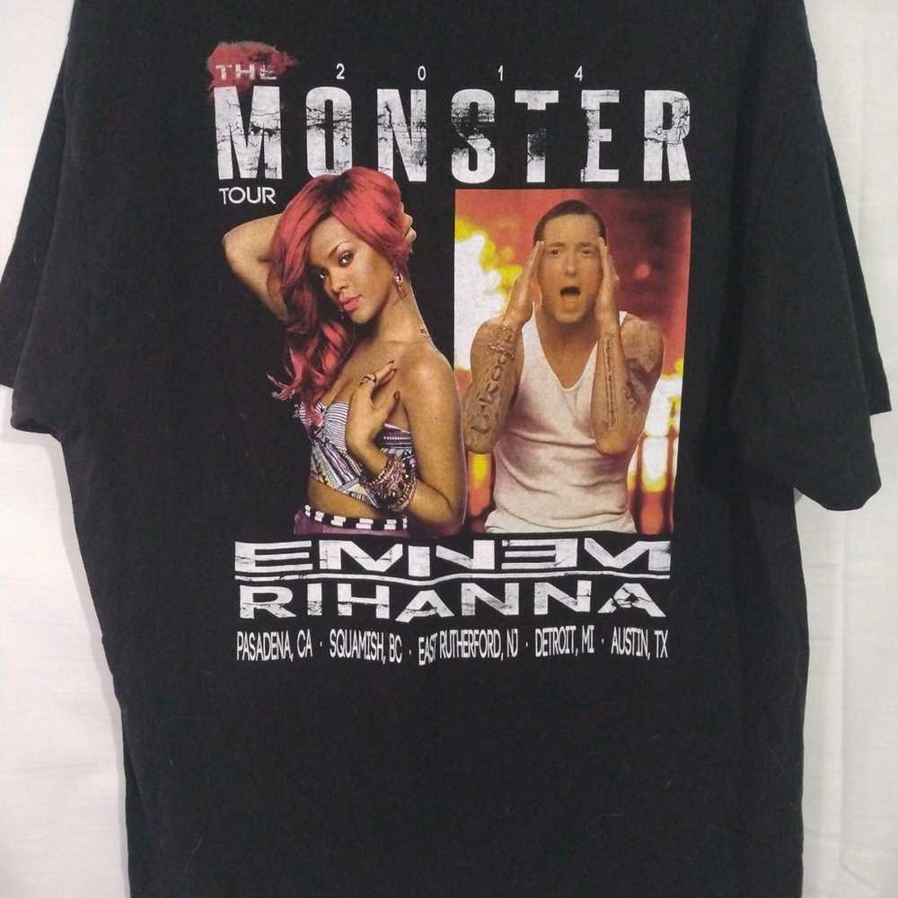 2014 Eminem X Rhianna Monster Tour T-shirt Music … - image 4