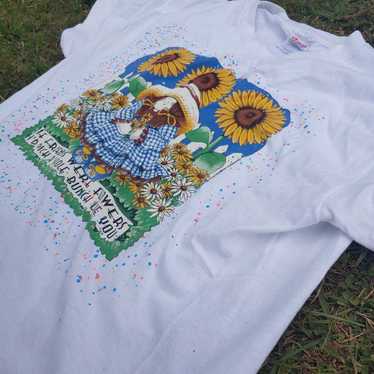 90s Flower friends shirt