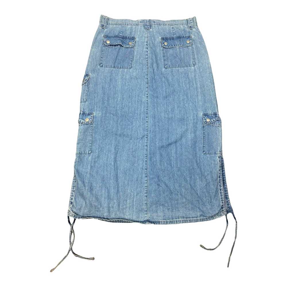 Vintage Denim Maxi Skirt (XL) - image 5