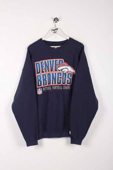 90's Denver Broncos Sweatshirt Navy XL