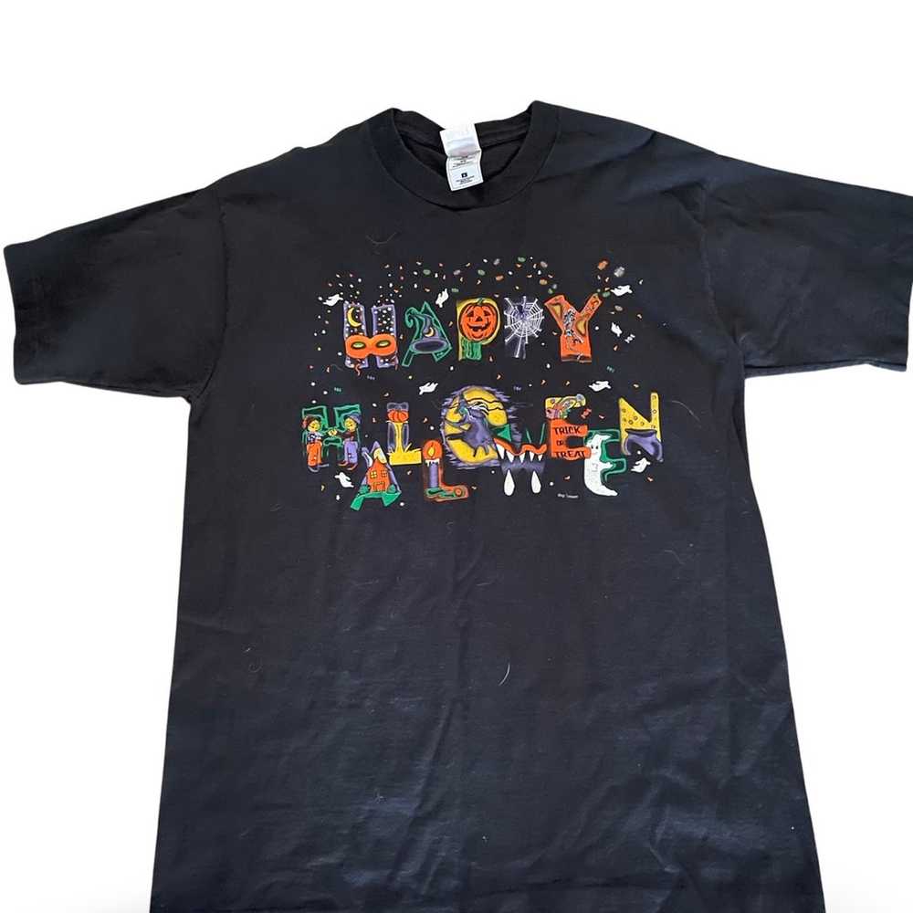 Happy Halloween Vintage Single Stitch T-Shirt: Un… - image 1