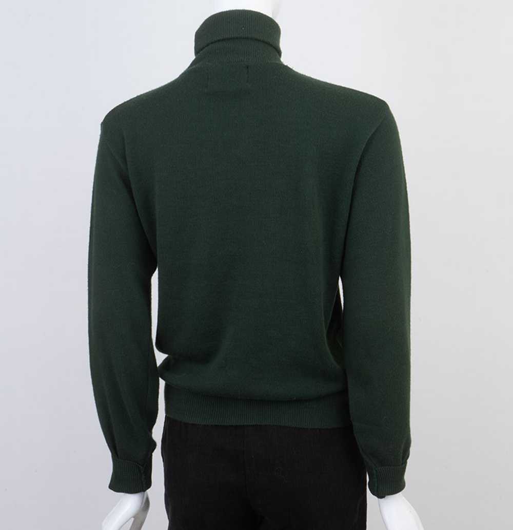 70s Jersey Knit Turtle Neck Pullover - image 3