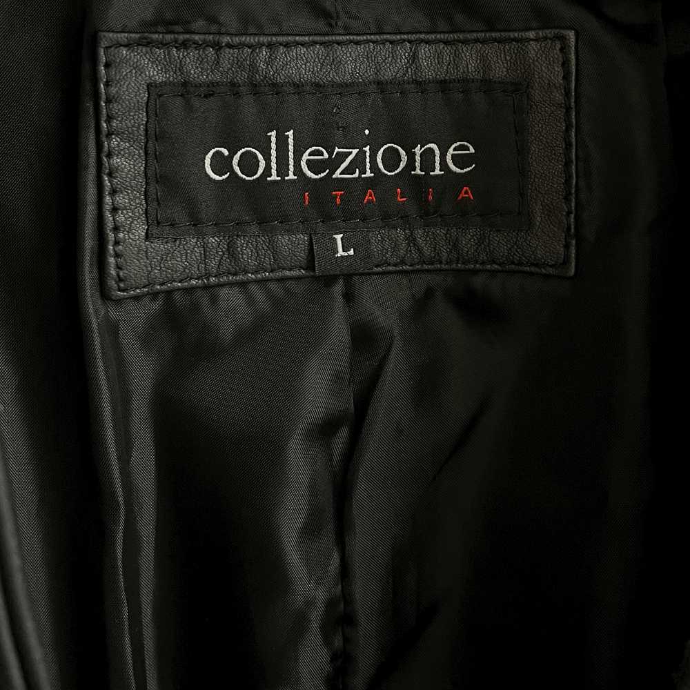 90s Belted Leather Jacket - image 10