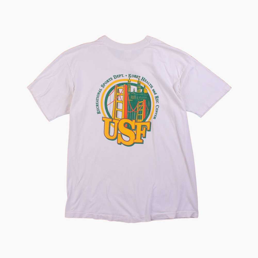 Vintage 'USF Staff' T-Shirt - image 2