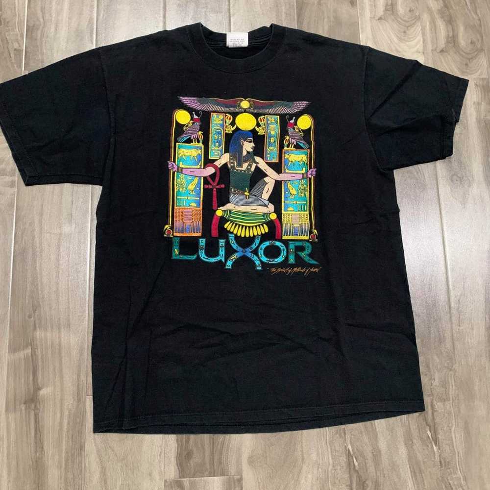 VTG Vintage 90's Luxor Las Vegas T-Shirt - image 1