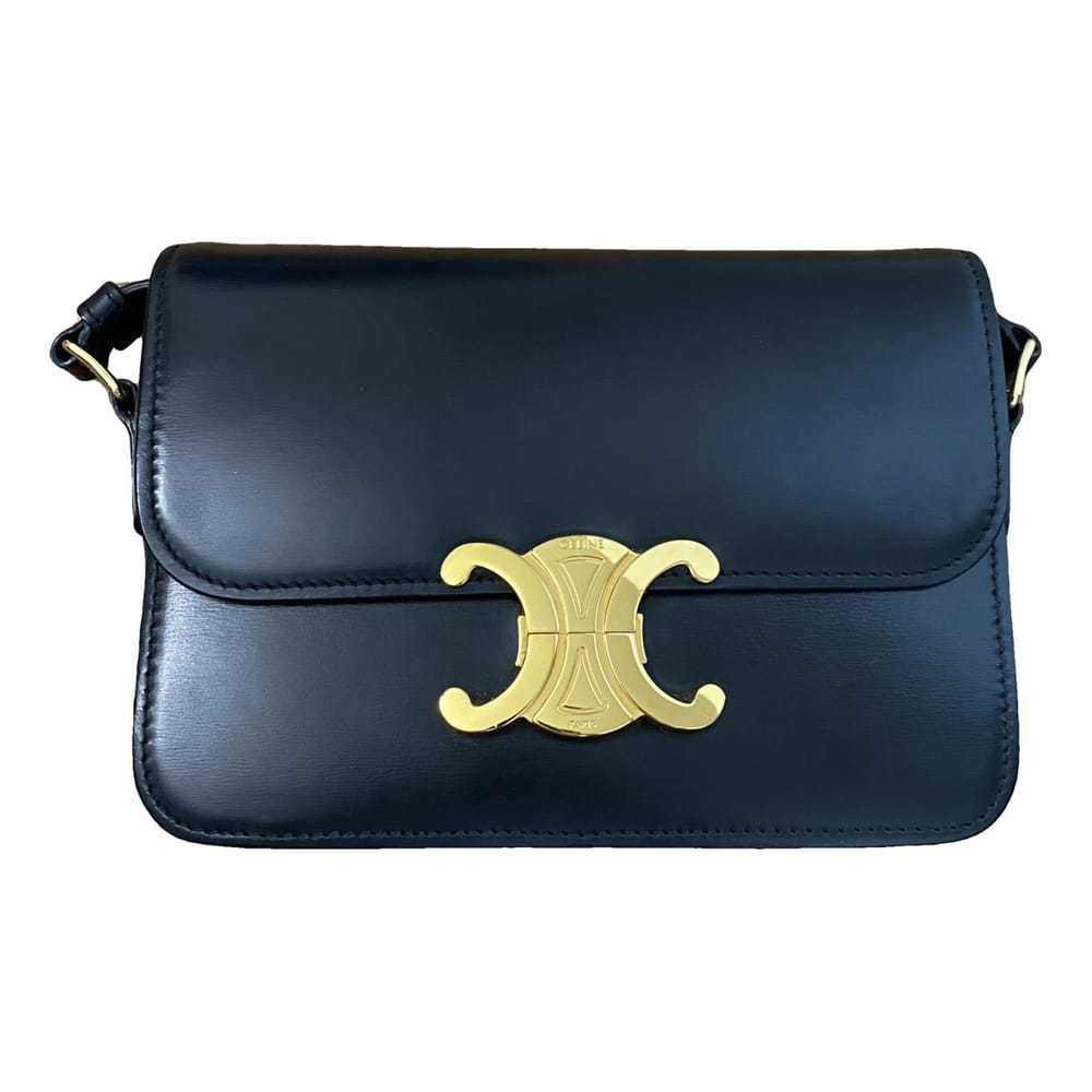 Celine Triomphe leather handbag - image 1