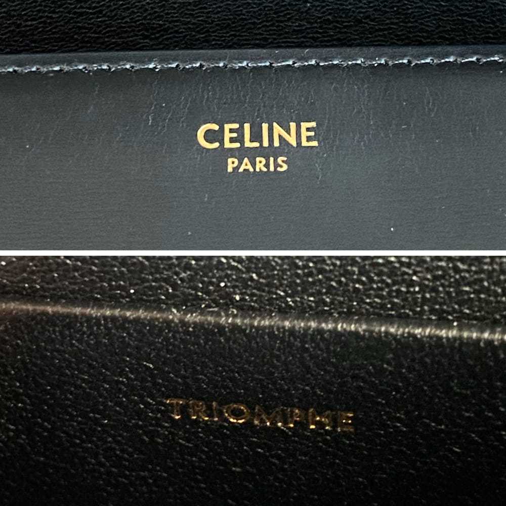 Celine Triomphe leather handbag - image 6