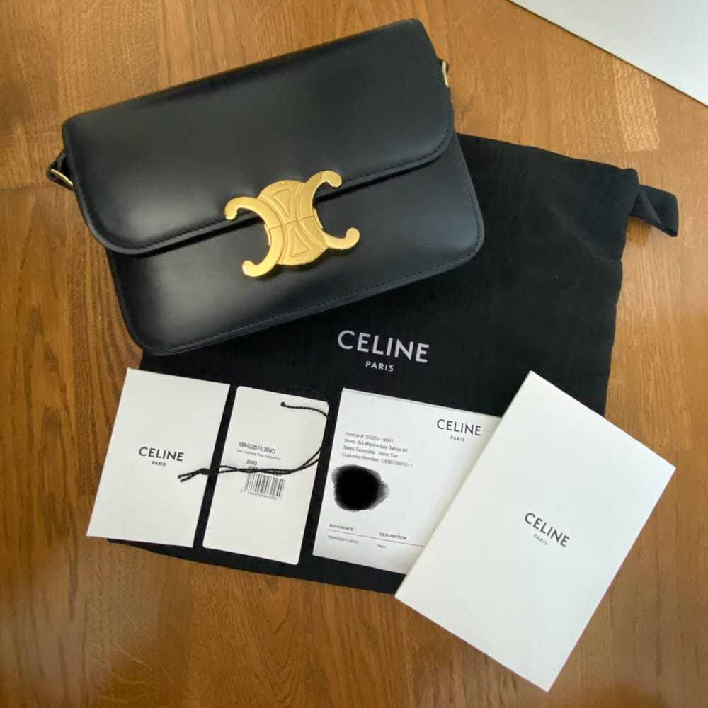 Celine Triomphe leather handbag - image 7