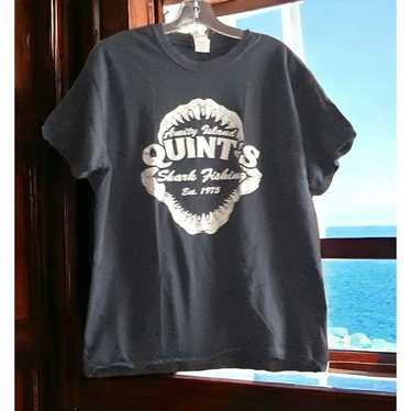 Quint's Shark Charters - unisex T-Shirt Black / 3XL