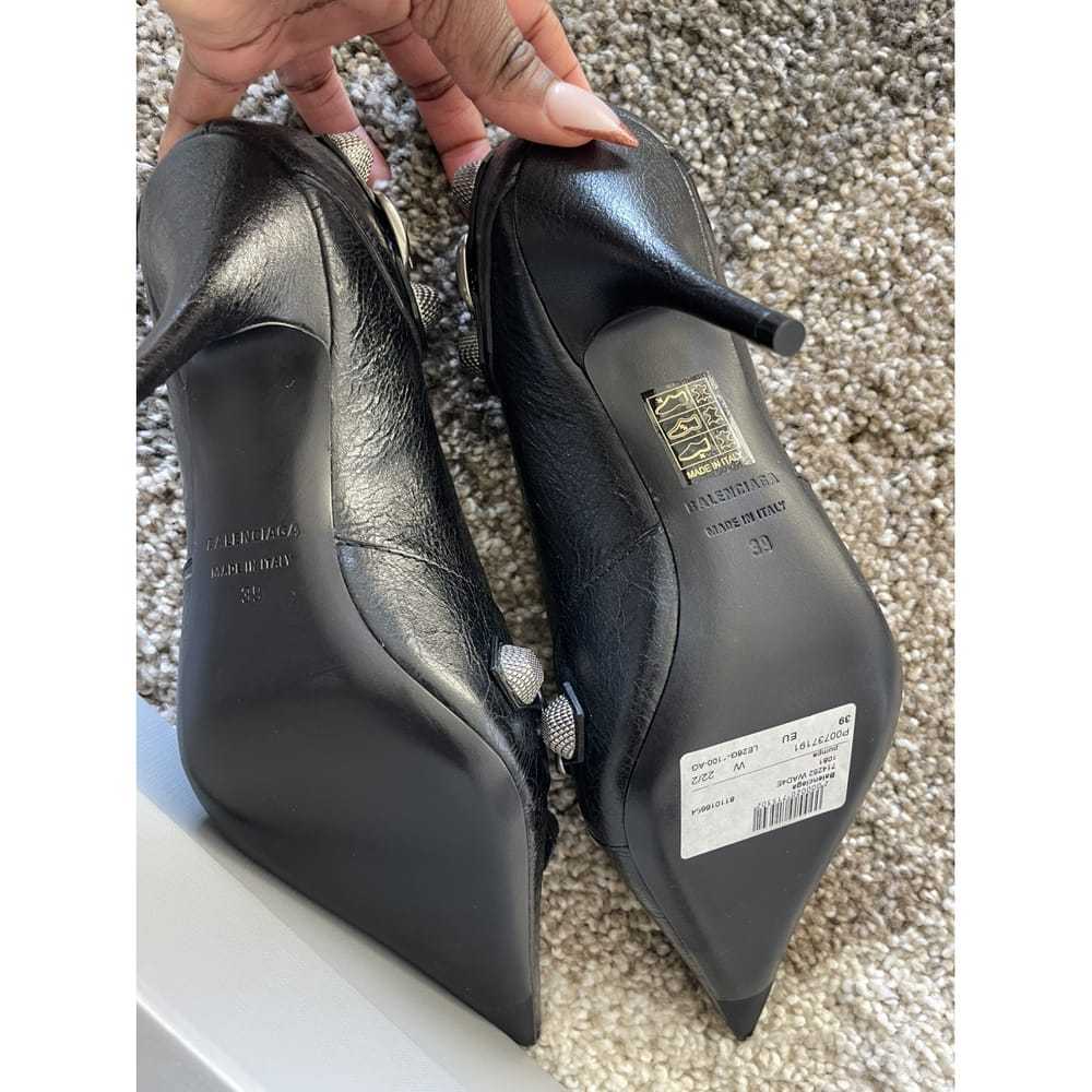 Balenciaga Cagole leather heels - image 5