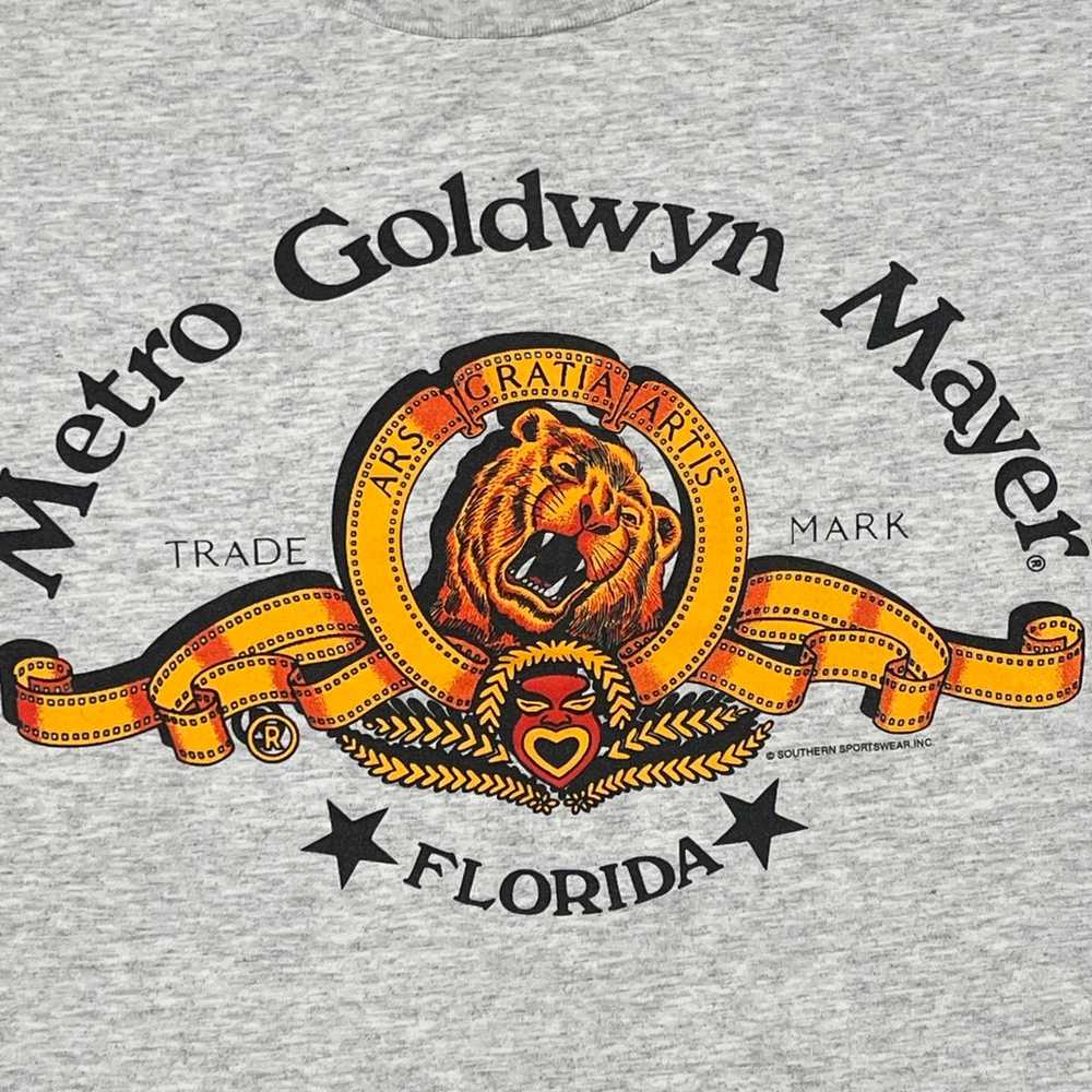 Vintage MGM Metro Goldwyn Mayer T Shirt Movie Stu… - image 2