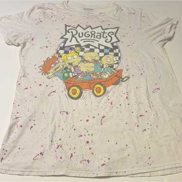 Nickelodeon T Shirt  tee Large L Nicktoon 90's Rug