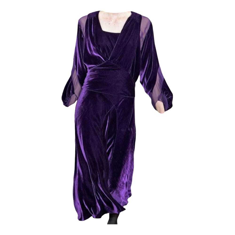 Ralph Lauren Collection Velvet mid-length dress - image 1