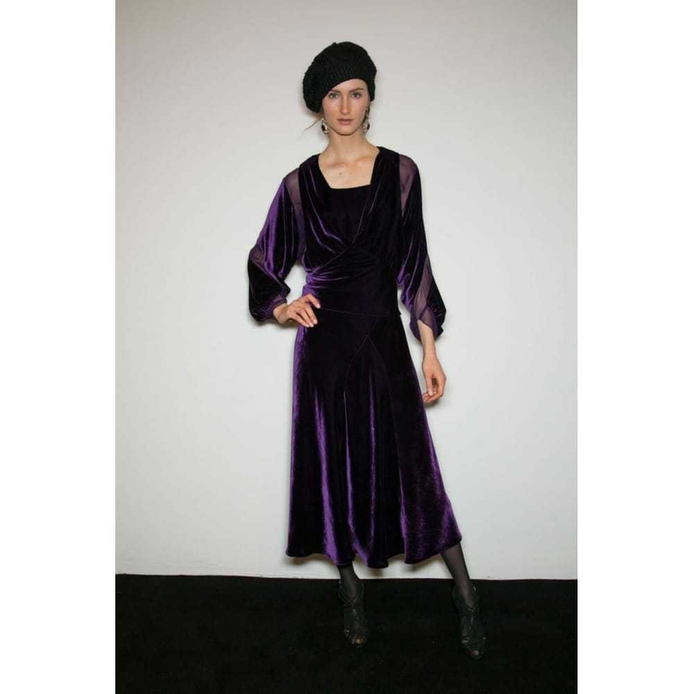 Ralph Lauren Collection Velvet mid-length dress - image 5