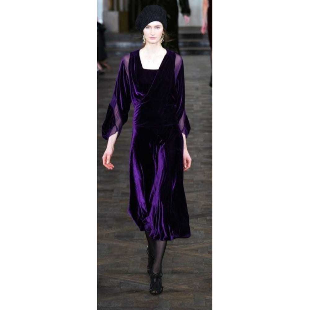 Ralph Lauren Collection Velvet mid-length dress - image 7