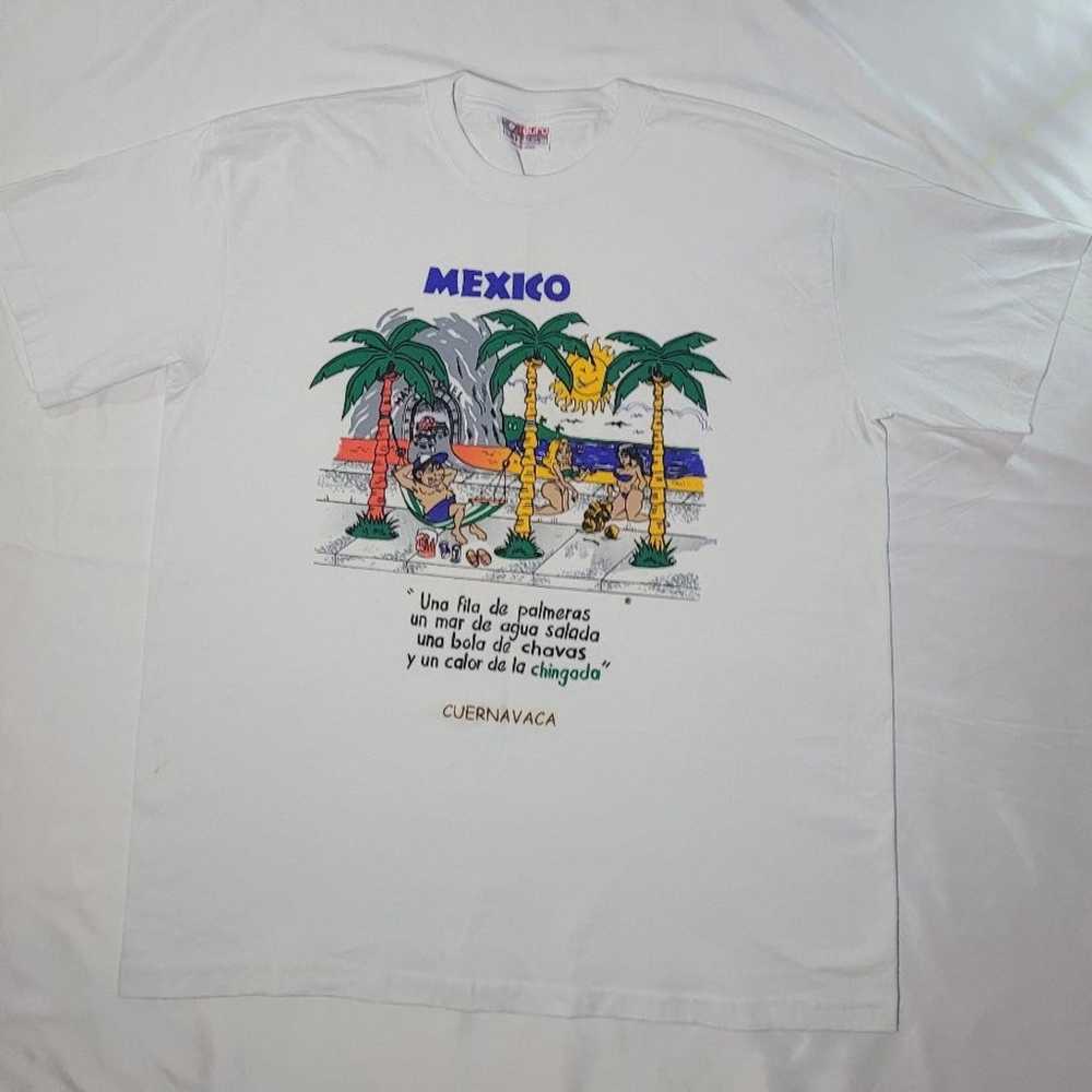 Vintage 90s Cuernavaca, Mexico Vacation Shirt - image 1