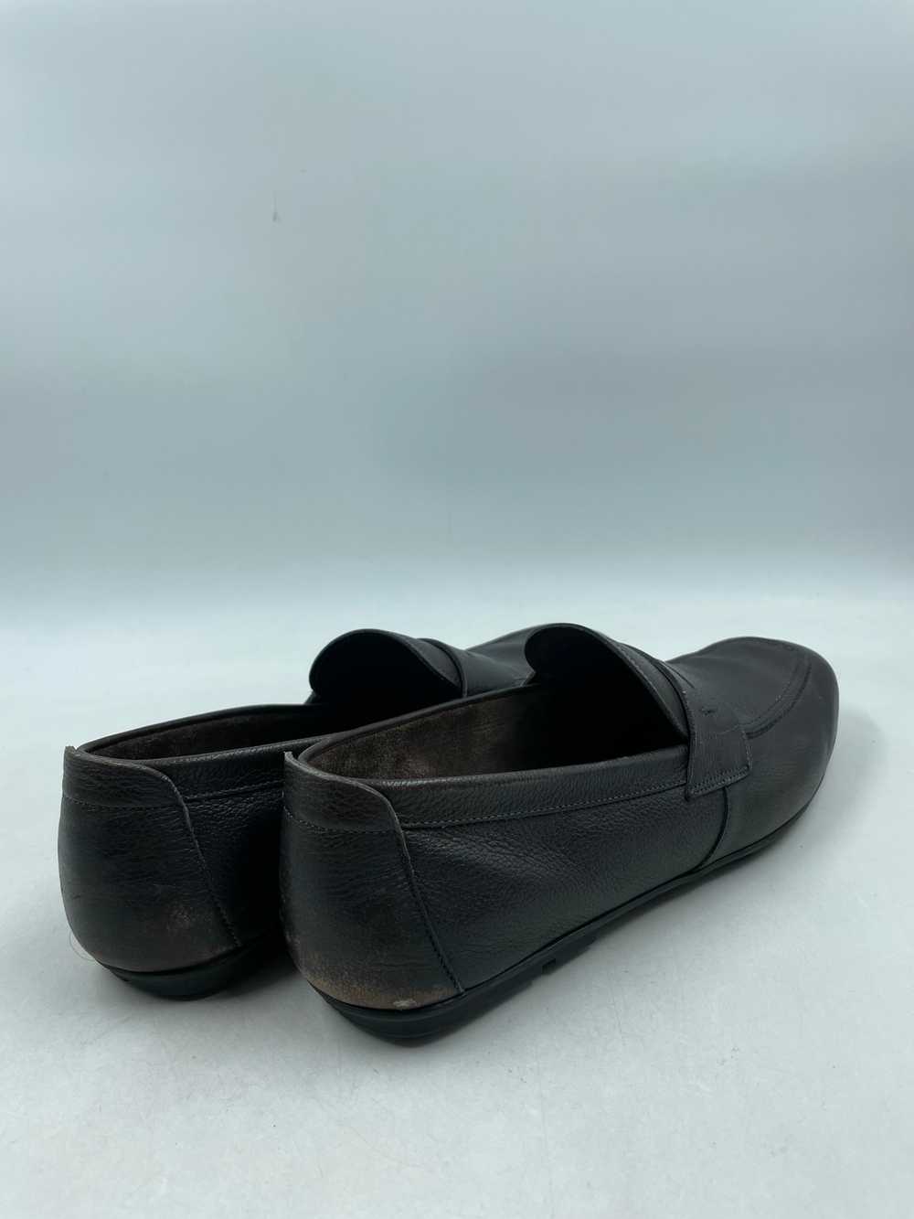 Authentic Salvatore Ferragamo Dark Brown Loafers … - image 4