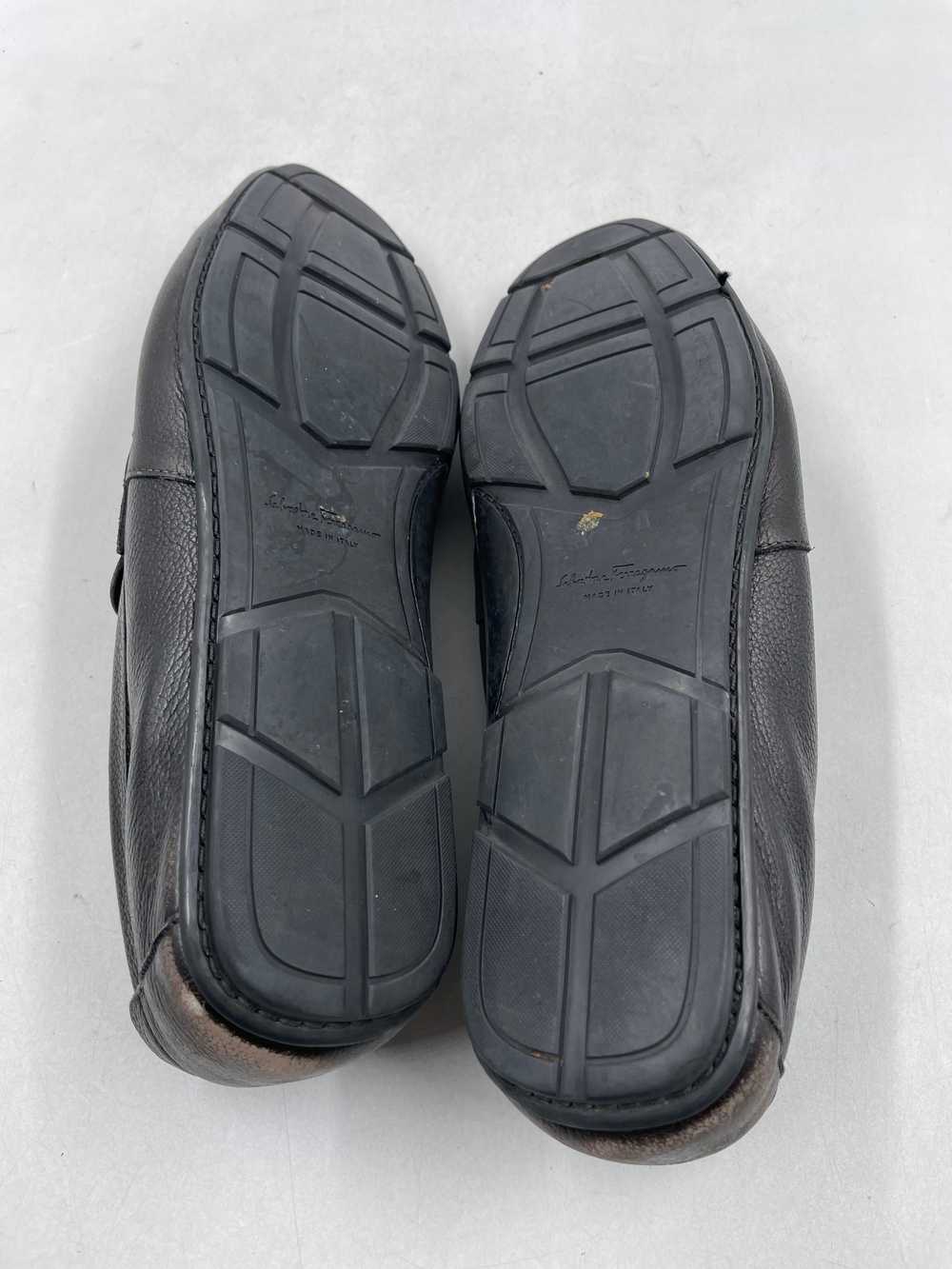 Authentic Salvatore Ferragamo Dark Brown Loafers … - image 5