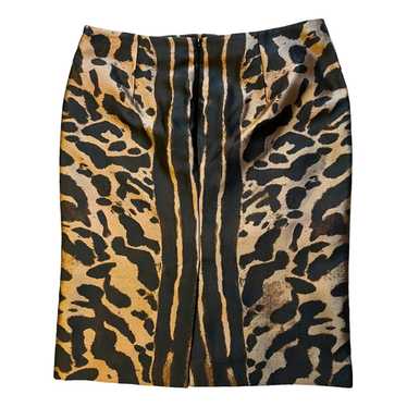 Alexander McQueen Silk mid-length skirt - image 1