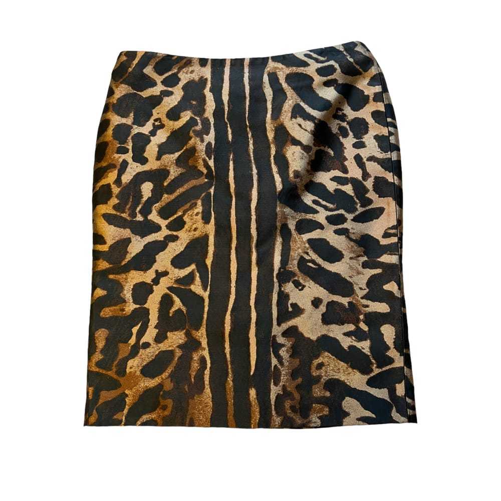 Alexander McQueen Silk mid-length skirt - image 2