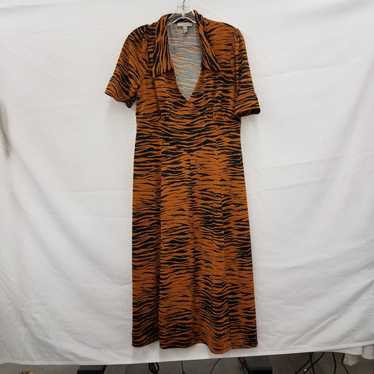 ASOS Zebra Midi Dress Size 12 - image 1
