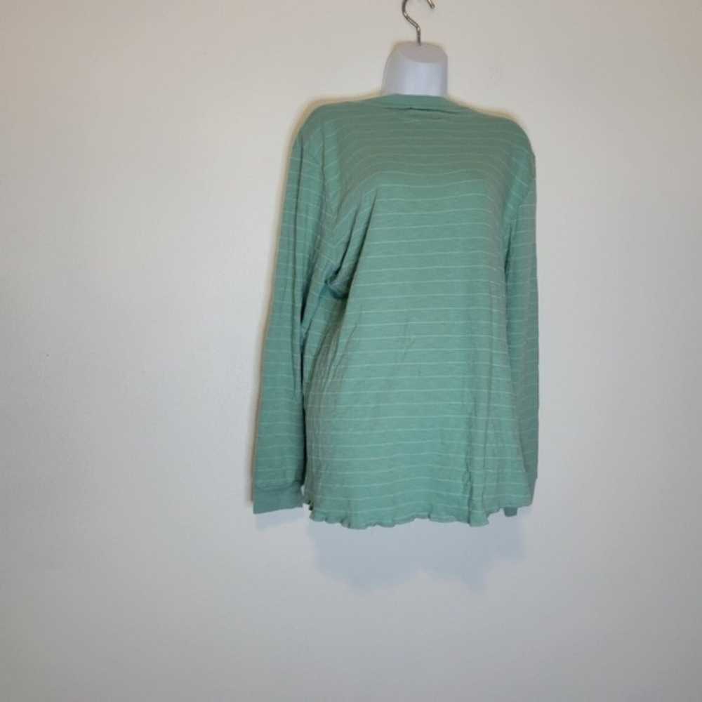 Marine layer mens size xl double knit Henley in s… - image 3