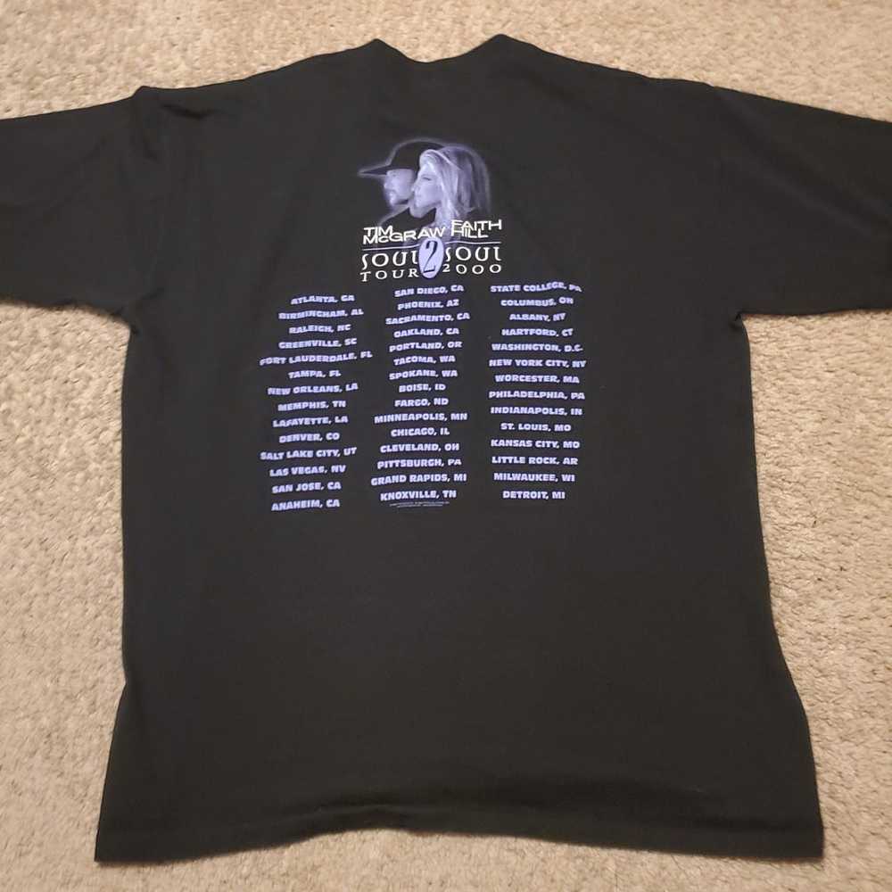 Tim McGraw & Faith Hill Soul 2 Soul Tour Shirt (2… - image 4