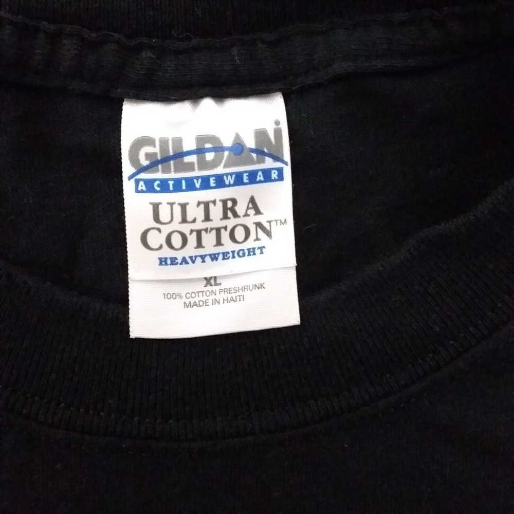 Gildan Wingnut T Shirt XL Black Ultra Cotton Heav… - image 5