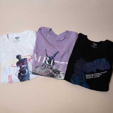 Lot of 3 Uniqlo x Musee Du Louvre Tees - XL - image 1