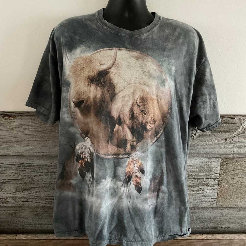 The Mountain Native American Buffalo shirt size X… - image 1