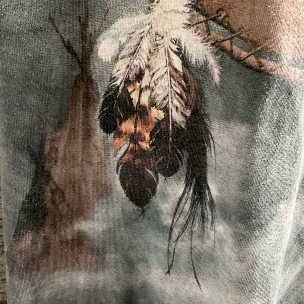 The Mountain Native American Buffalo shirt size X… - image 4