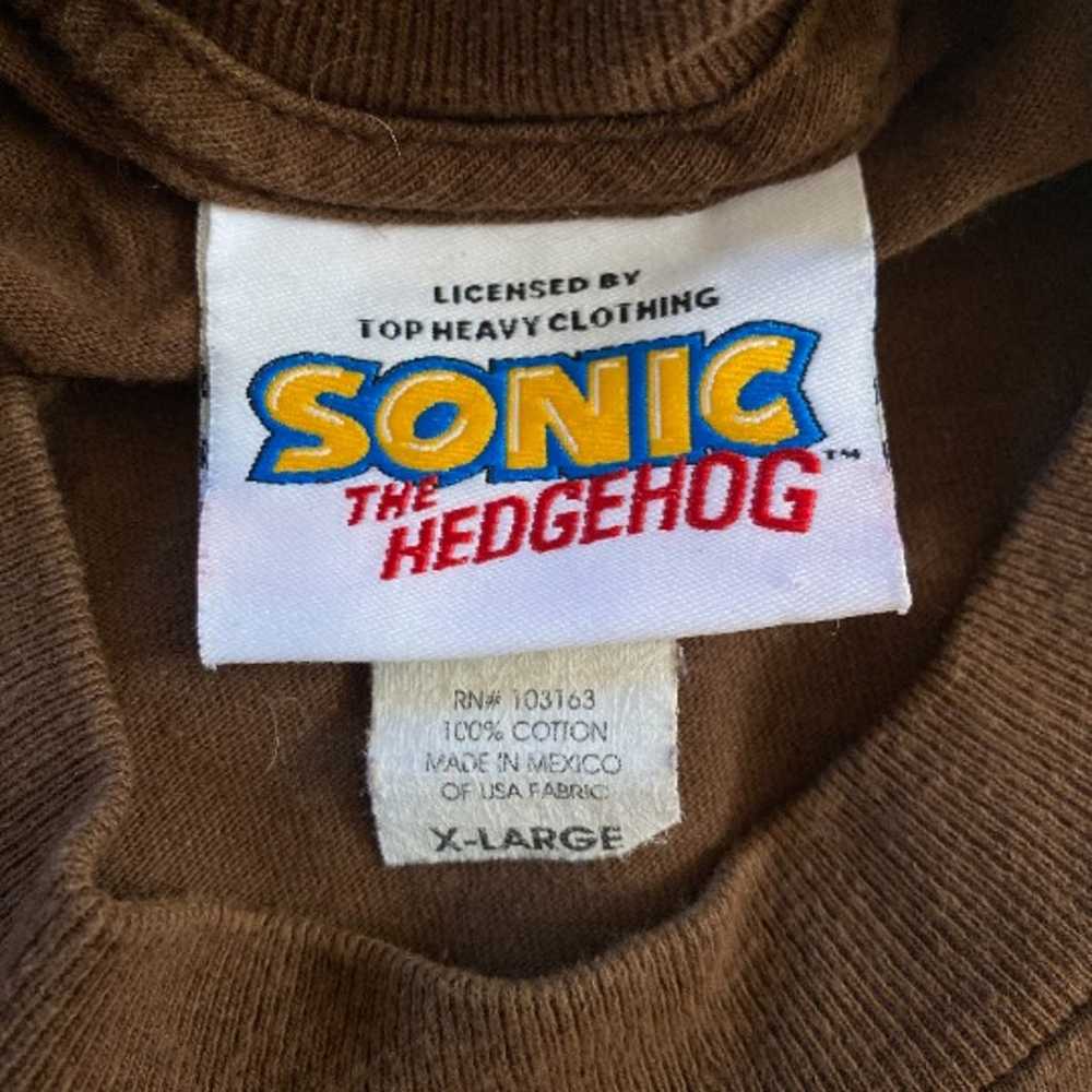 Vintage Sonic The Hedgehog Brown Shirt Size XL - image 6