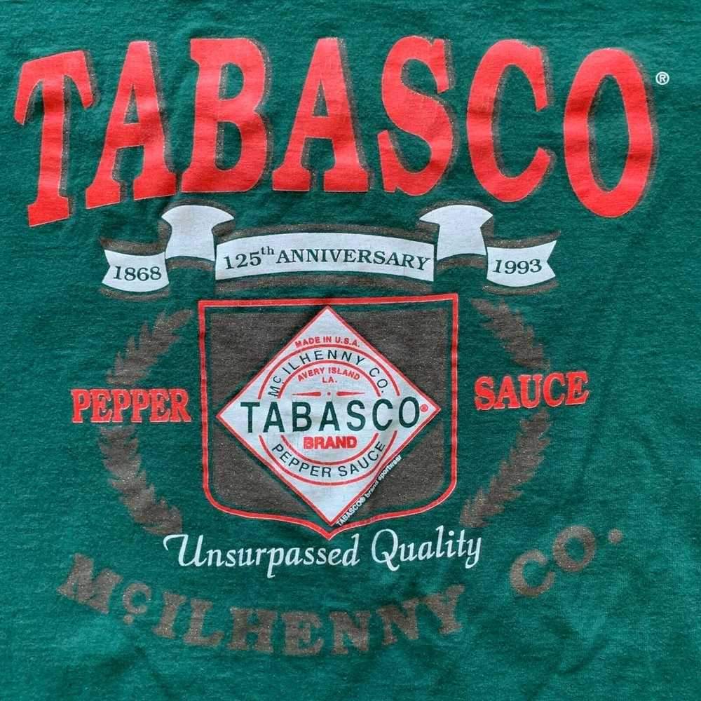 Vintage 1993 Size XL Made in USA Tabasco 125th An… - image 2