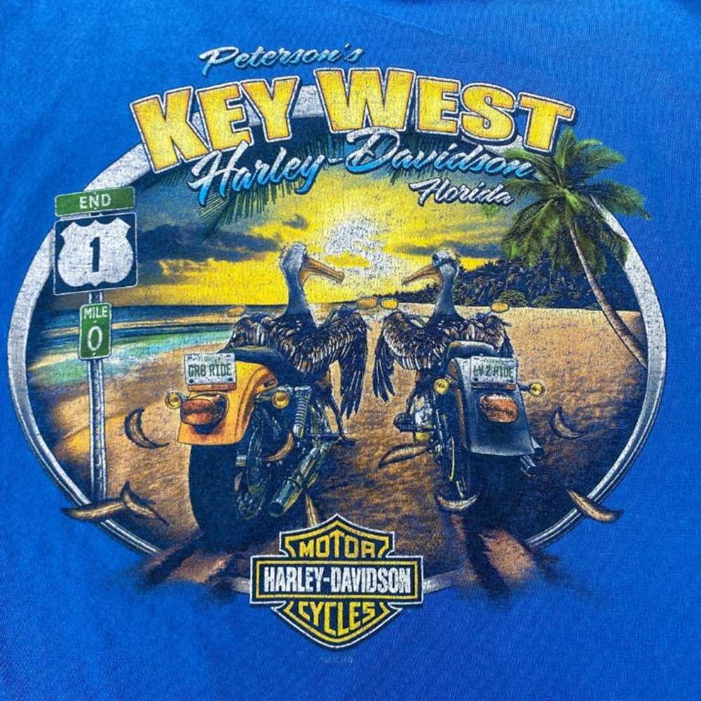 Harley Davidson Key West Florida Double Sided T-S… - image 4