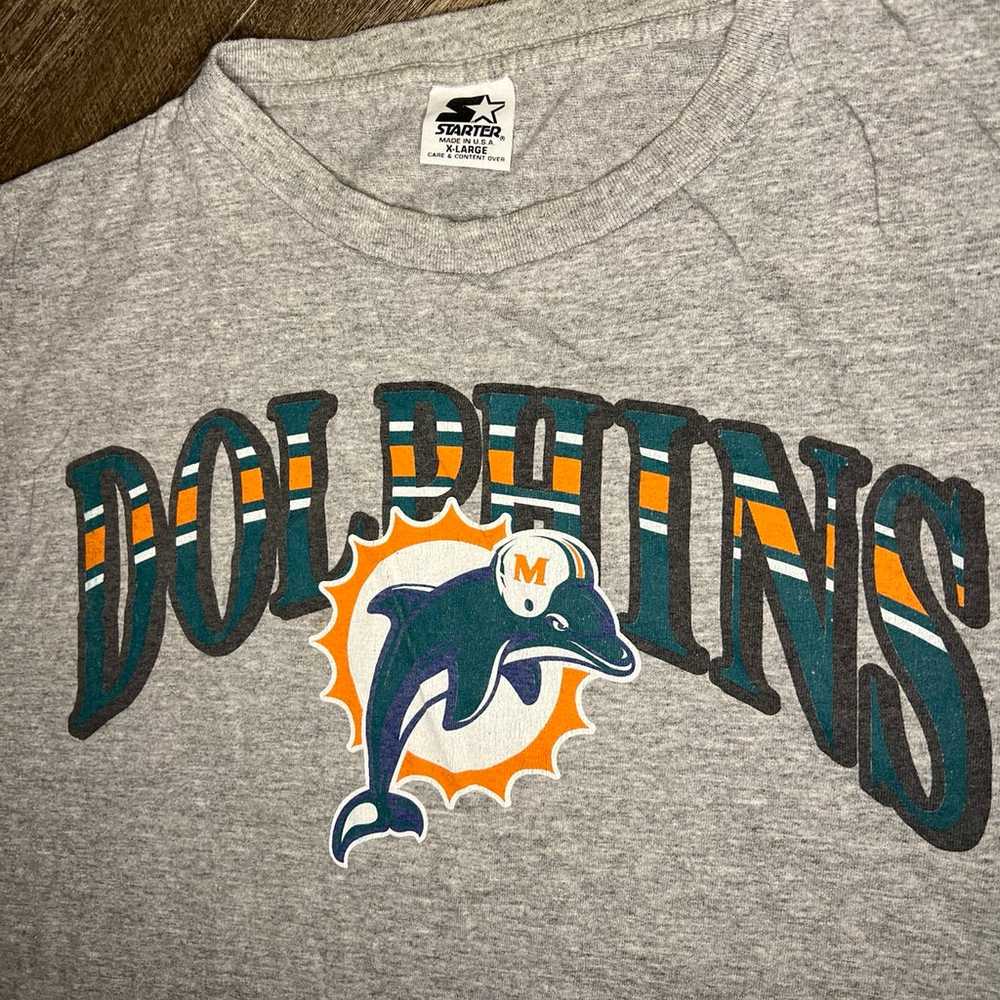 Vintage Miami Dolphins Starter Shirt size XL - image 2