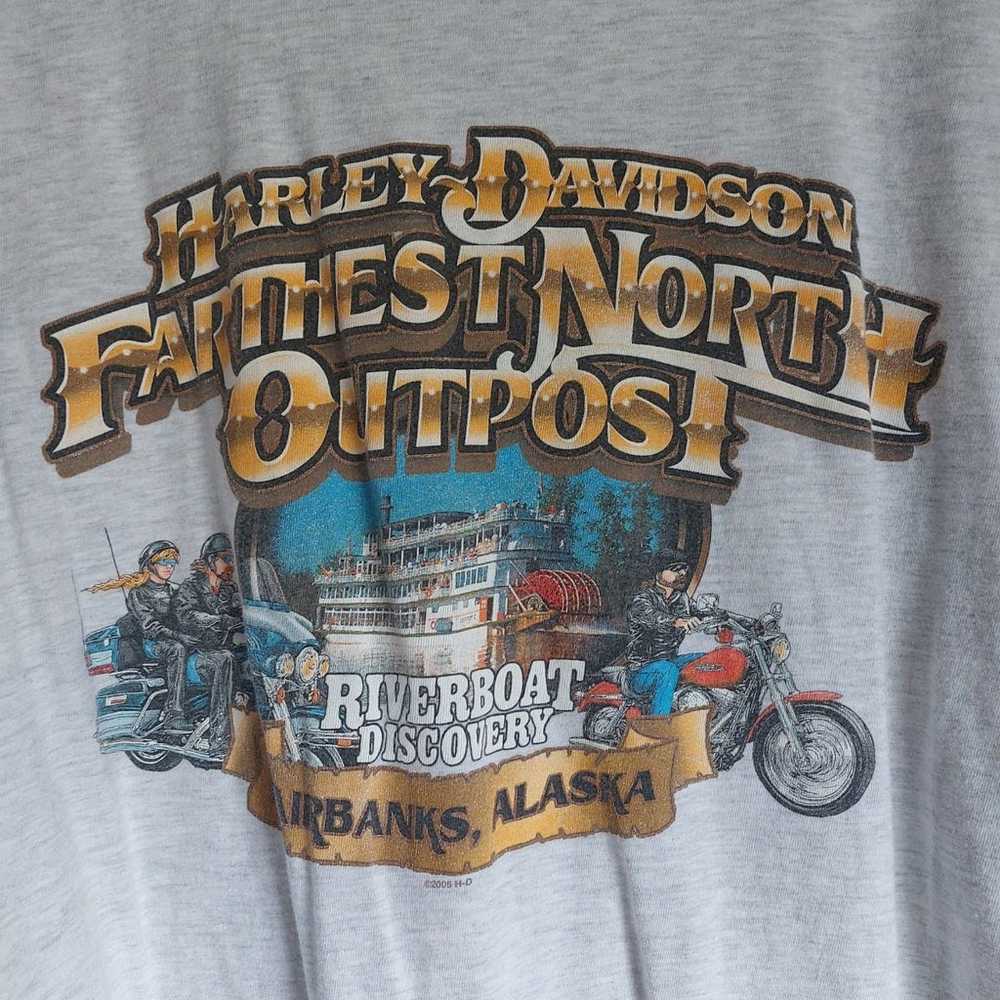 Harley Davidson Mens Xl Fairbanks Alaska T Shirt - image 9