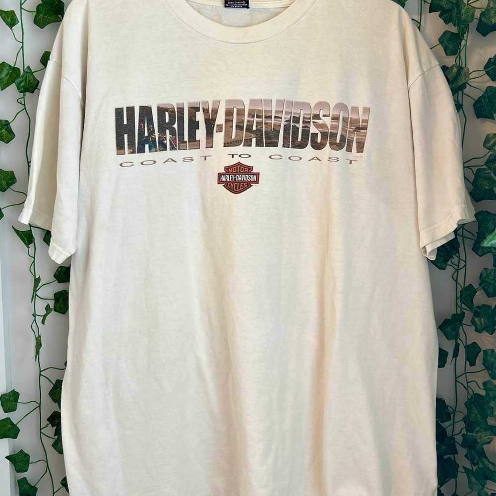 HARLEY-DAVIDSON | WHITE HARLEY T-SHIRT (2XL) - image 1