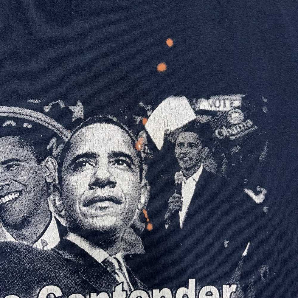 Vintage Y2K Barack Obama’08 The Contender T-Shirt… - image 4