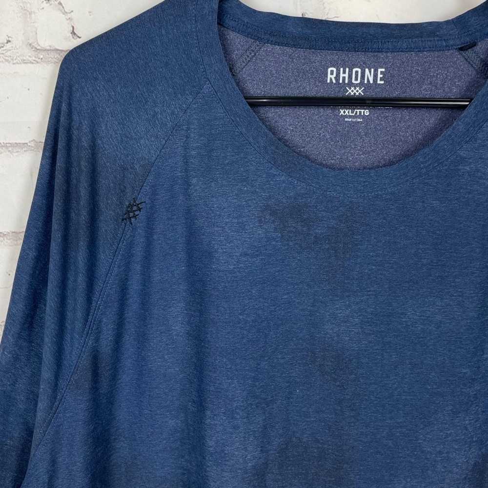 Rhone Athletic Shirt Size 2XL Blue Camo - image 2