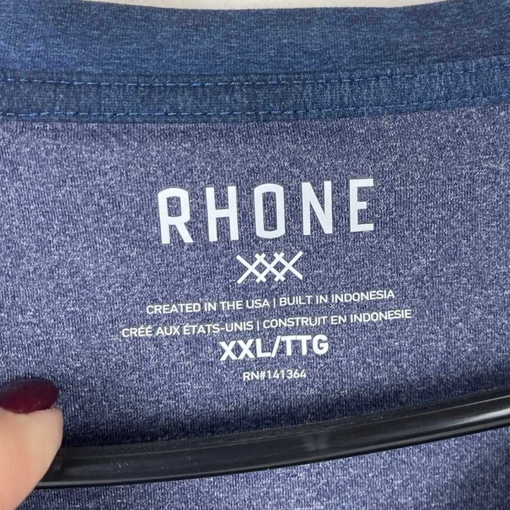 Rhone Athletic Shirt Size 2XL Blue Camo - image 3