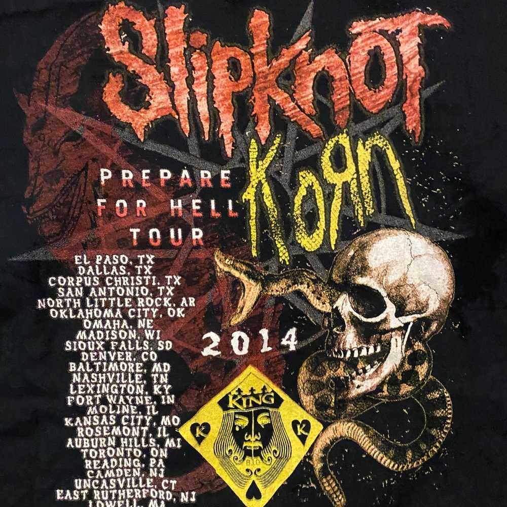 Slipknot KORN prepare for hell double sided tour … - image 3