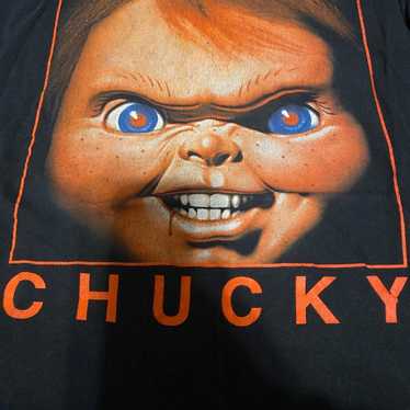 Chucky T-shirt NICE FADE horror movie tee XXL - image 1