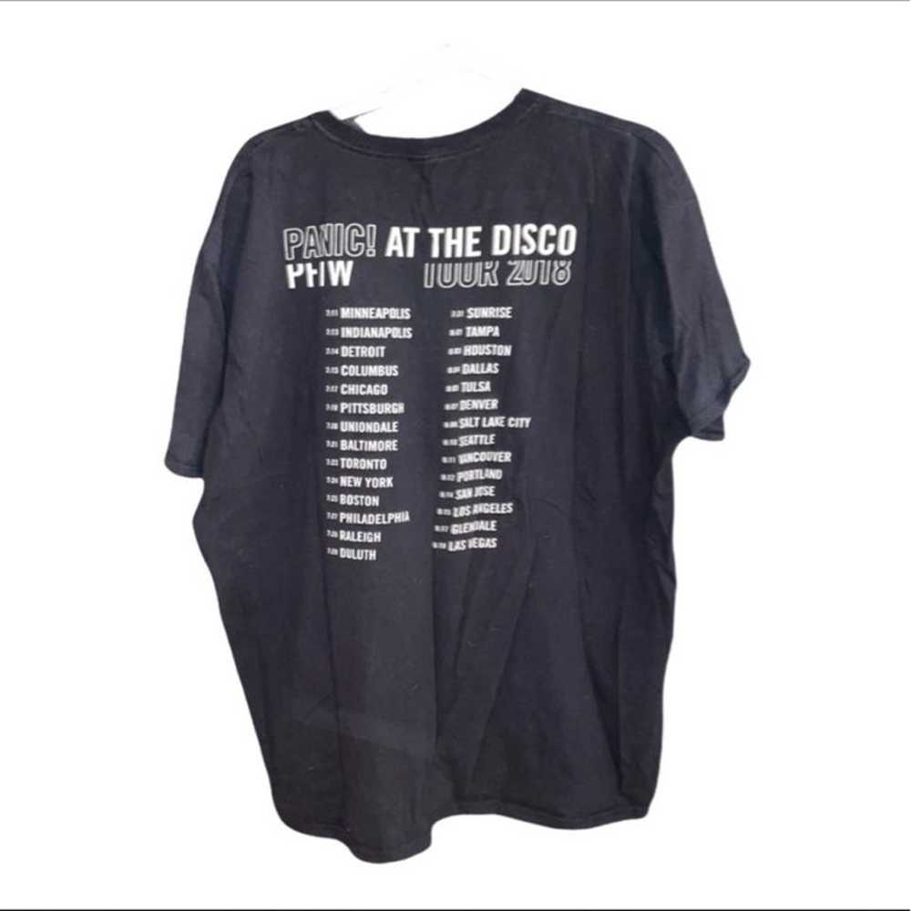 Panic at the Disco 2018 Tour T Shirt Concert Band… - image 2